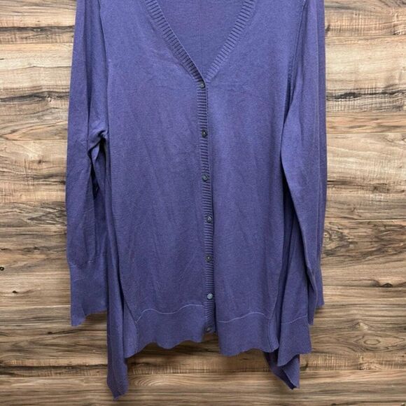 Lori Goldstein XL purple long sleeve shirt - Picture 5 of 5